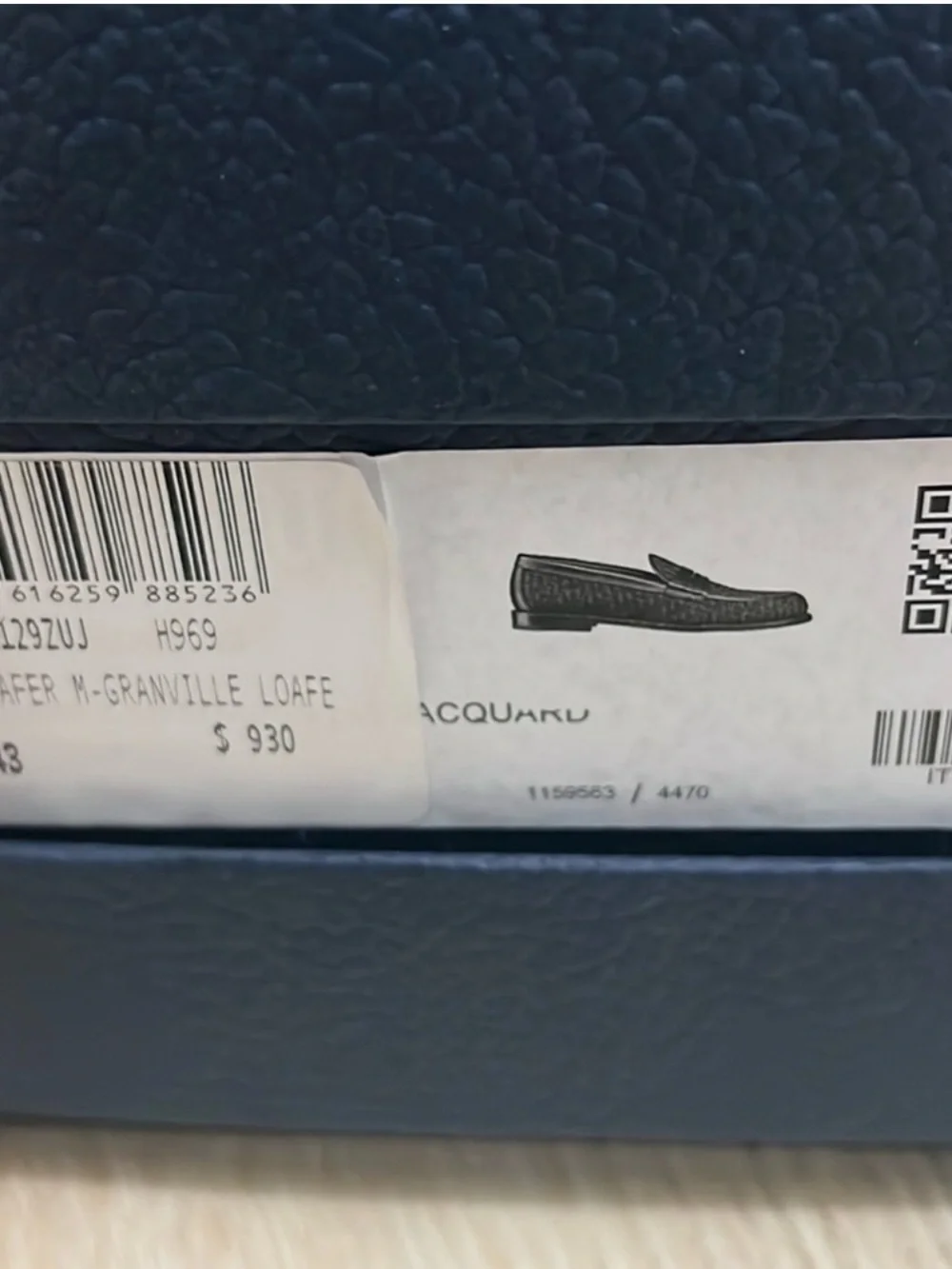 Dior Men's Black Jacquard Leather Penny Loafers